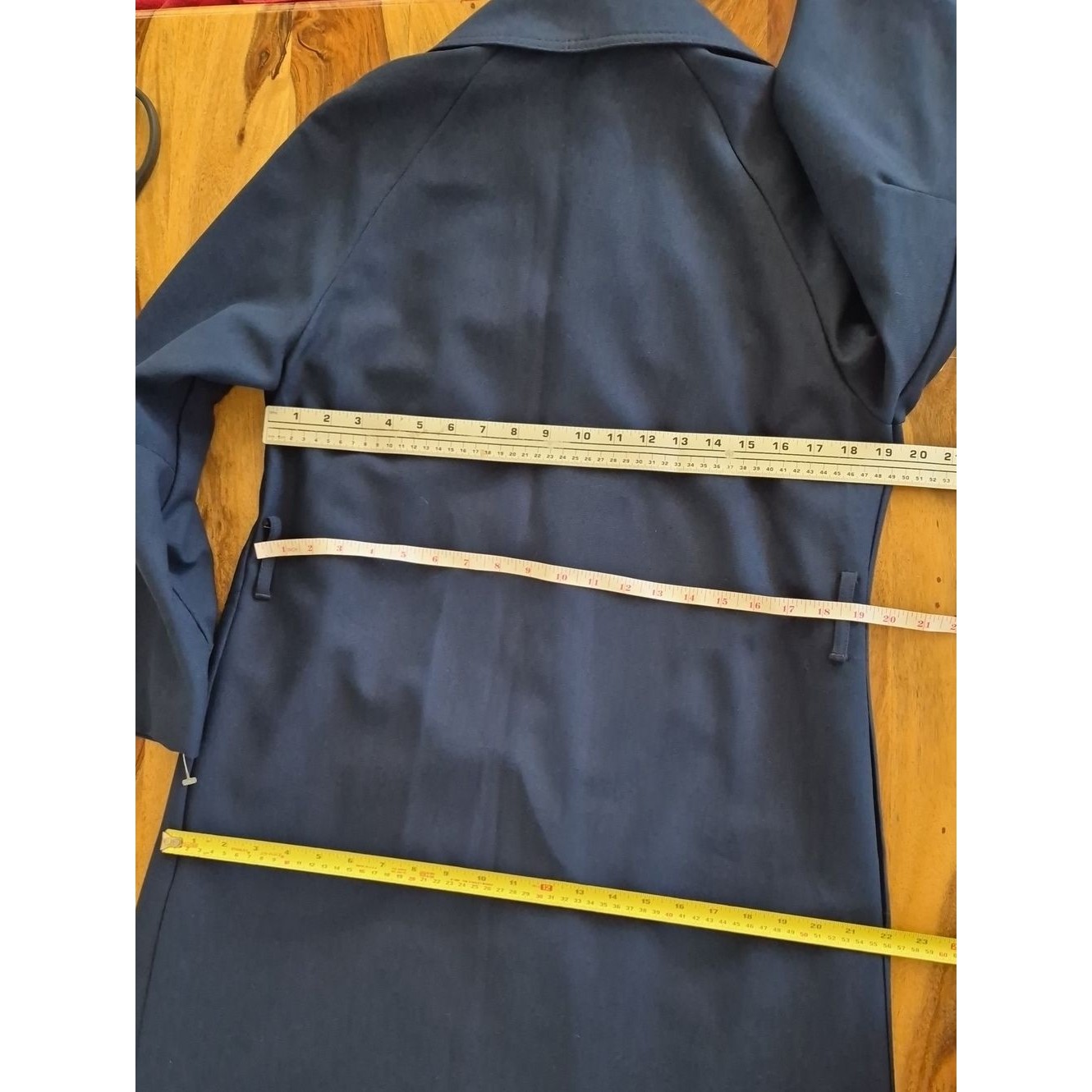 Dupont Zepel Vtg. Rain/ Stain Repeller Trench Sz Large — image 5 of 8